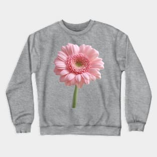 Fresh, single gerbera Crewneck Sweatshirt